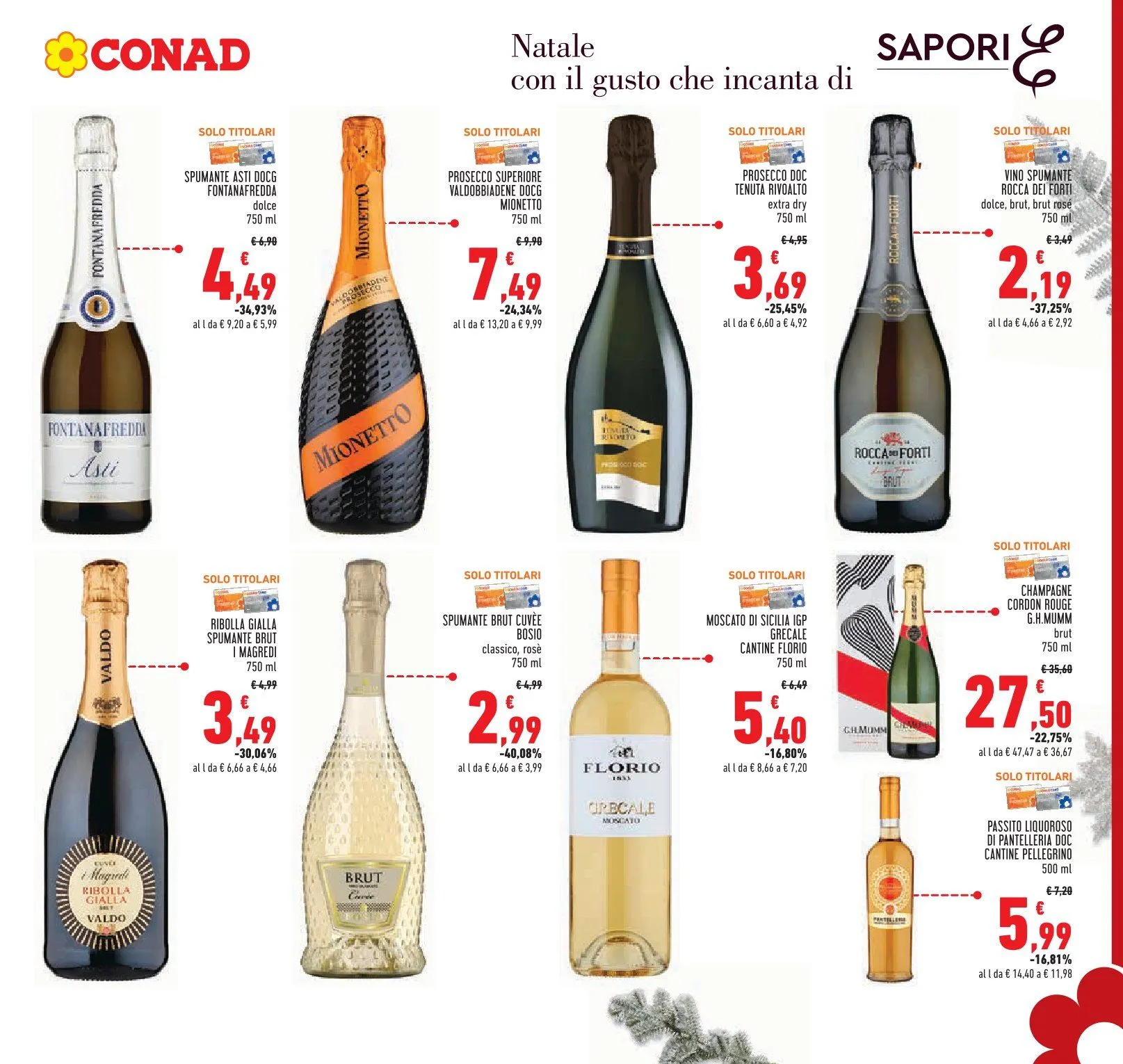 Sapori & Dintorni Conad da 10 dicembre a 26 dicembre di 2025 - Pagina del volantino 5