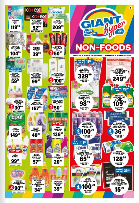 Giant Hyper Sales from 21 January to 8 February 2026 - Catalogue Page 5