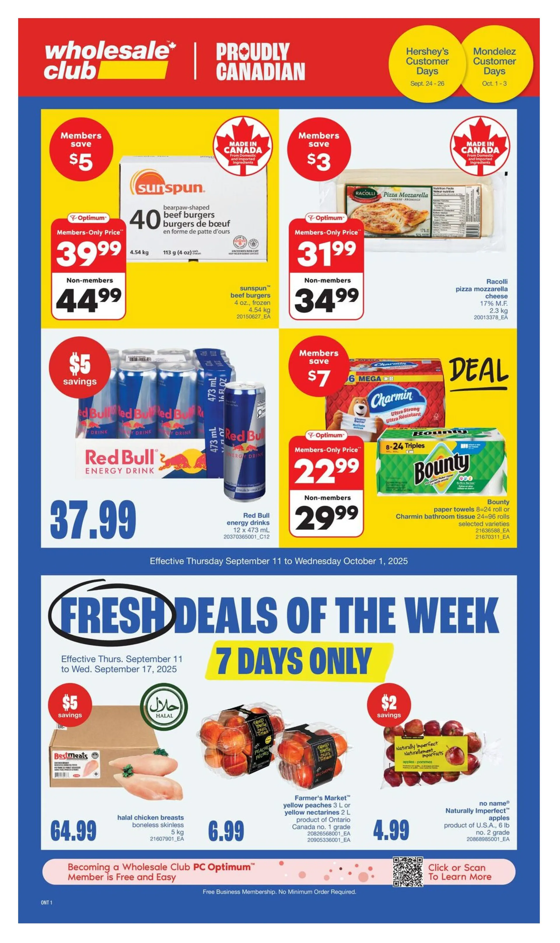  Wholesale Club Sales from September 11 to October 1 2025 - flyer page 1
