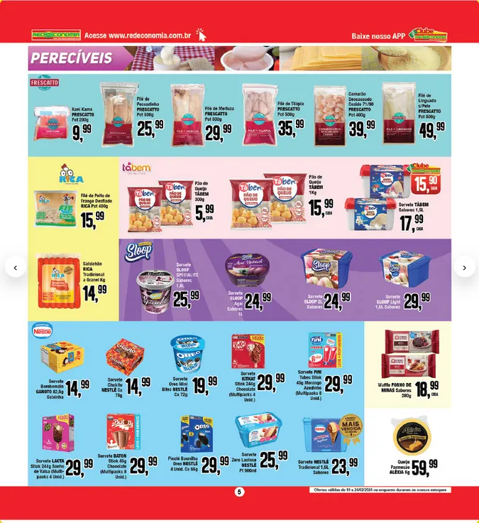 Encarte de Folhetos Redeconomia 19 de fevereiro até 20 de fevereiro 2026 - Pagina 5