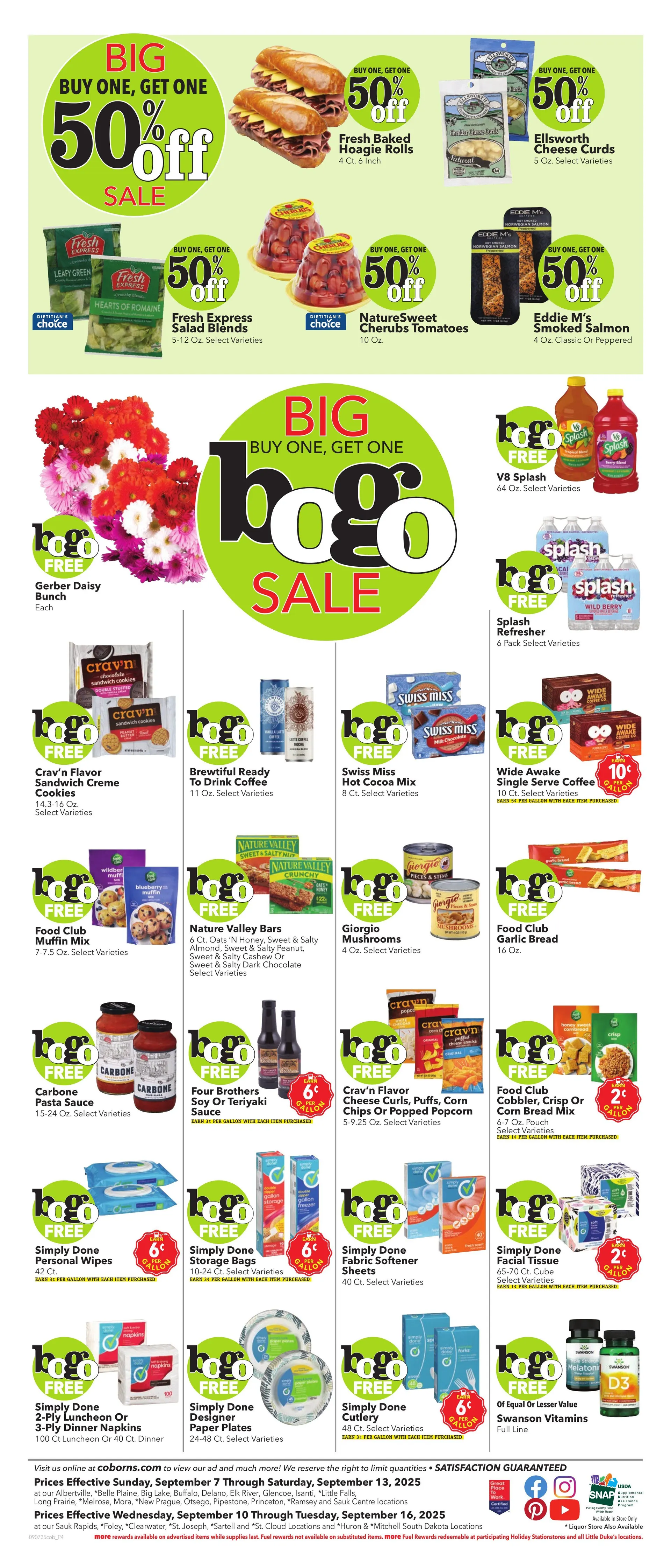 Weekly promotion Coborn's Sales spanning from September 10 to September 16 2025 - Page 4 for Catalogue 365