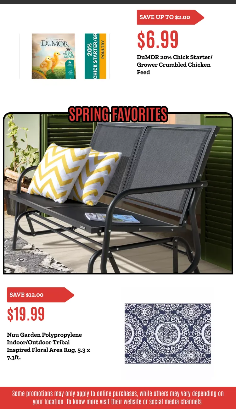 Weekly promotion Tractor Supply Co. Sales spanning from April 6 to April 26 2026 - Page 5 for Catalogue 365