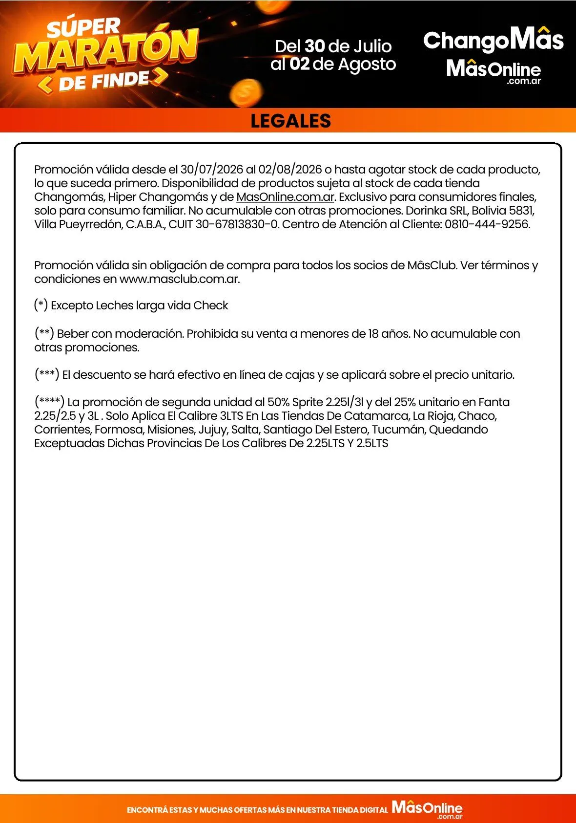 Ofertas de Changomas Ofertas 30 de julio al 2 de agosto 2026 - Página 5 del catálogo
