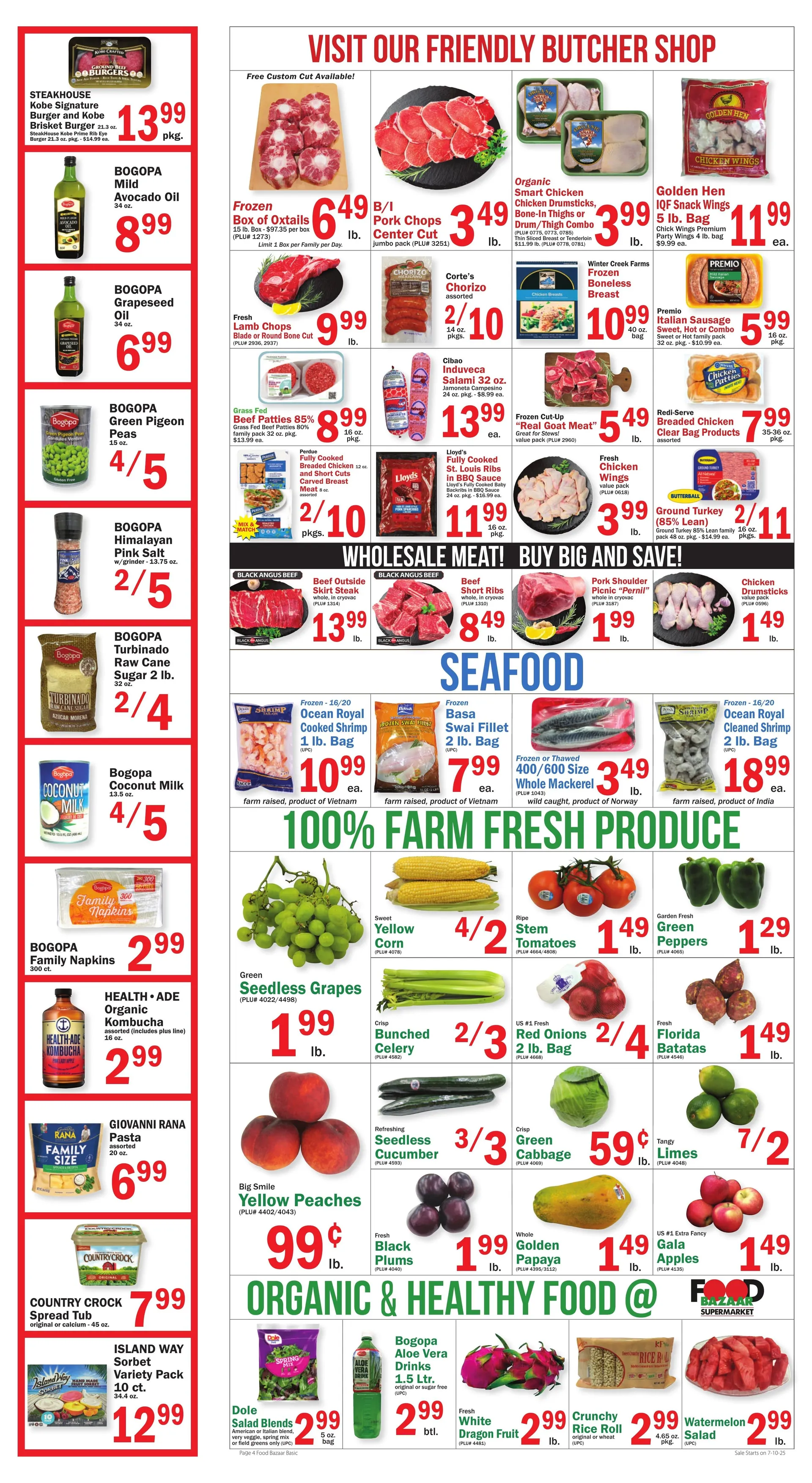 Weekly ad Food Bazaar Sales from July 10 to July 16 2025 - Page 4