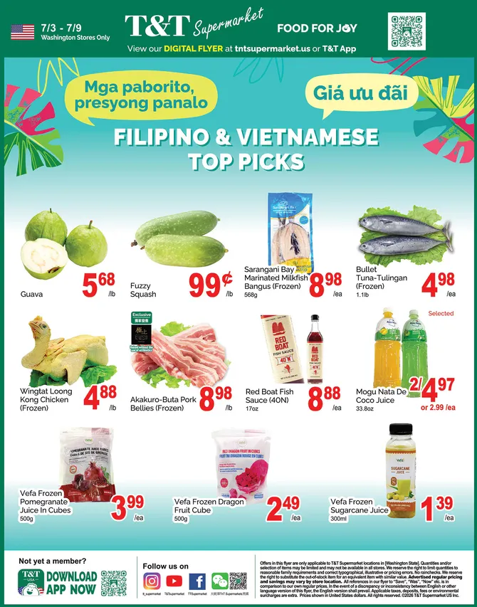  T&T Supermarket Sales from July 3 to July 9 2026 - flyer page 5