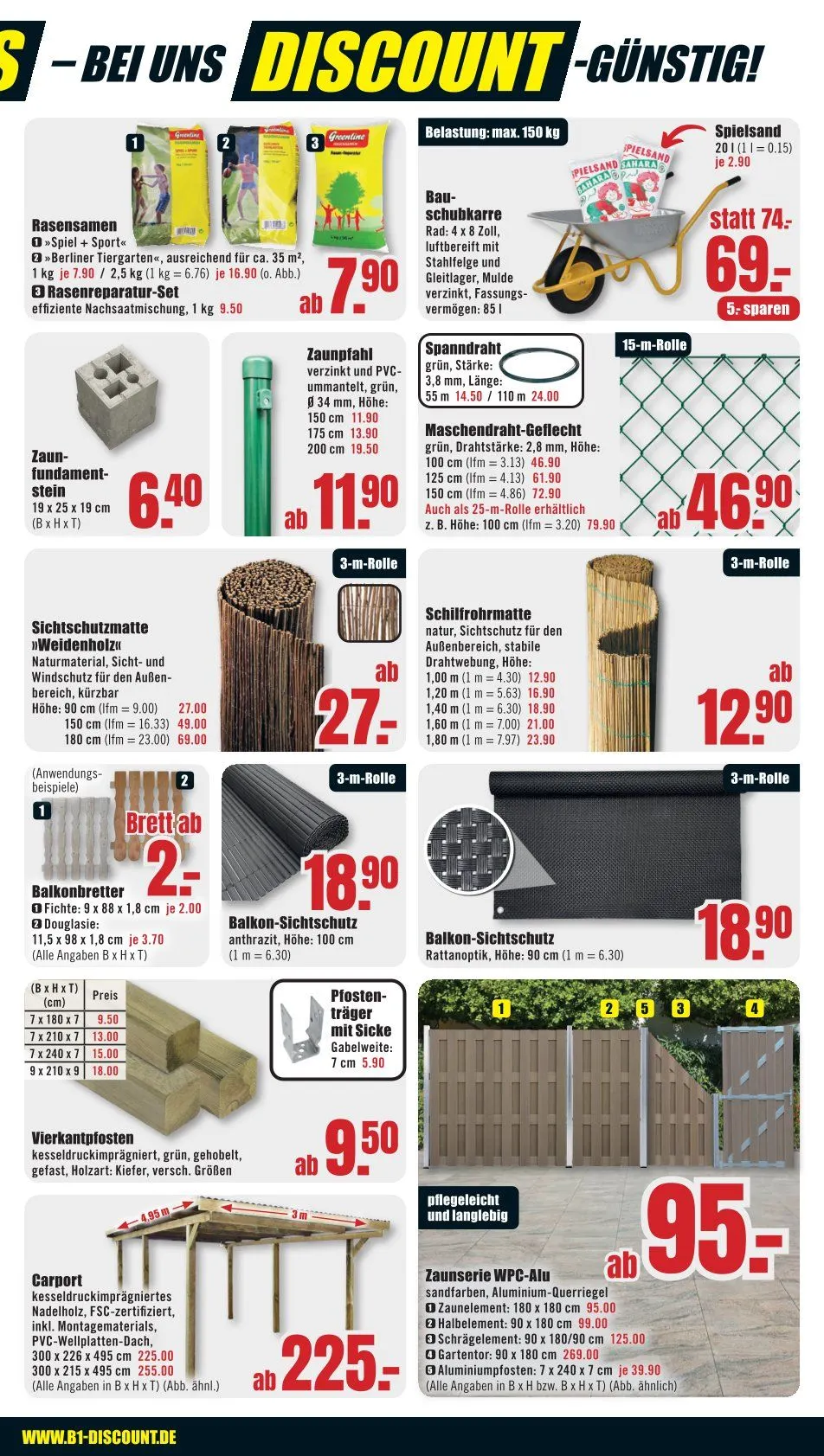 B1 Discount Baumarkt Prospekte  von 14. März bis 20. März 2026 - Prospekt seite 5