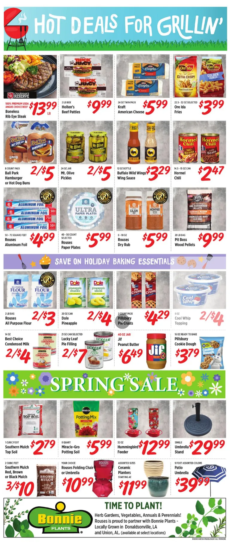 Weekly promotion Rouses Markets Sales spanning from April 1 to April 8 2026 - Page 5 for Catalogue 365
