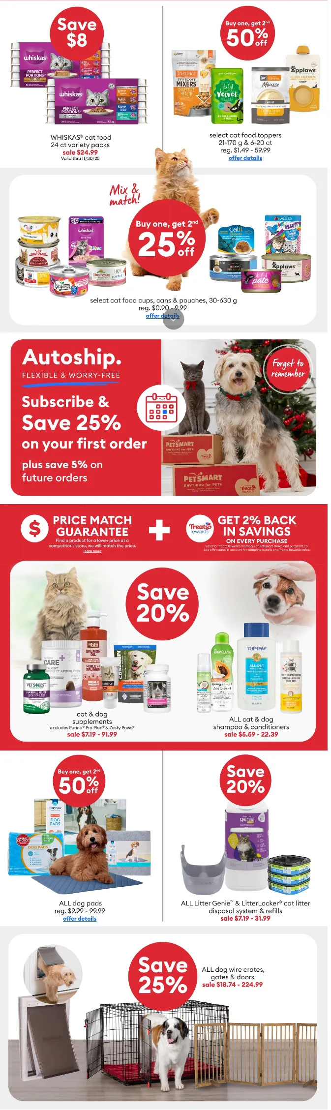 Petsmart Sales from November 6 to November 19 2025 - flyer page 4
