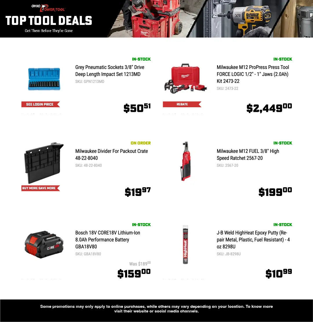 Weekly ad  Ohio Power Tool Sales from May 12 to May 26 2026 - Page 4