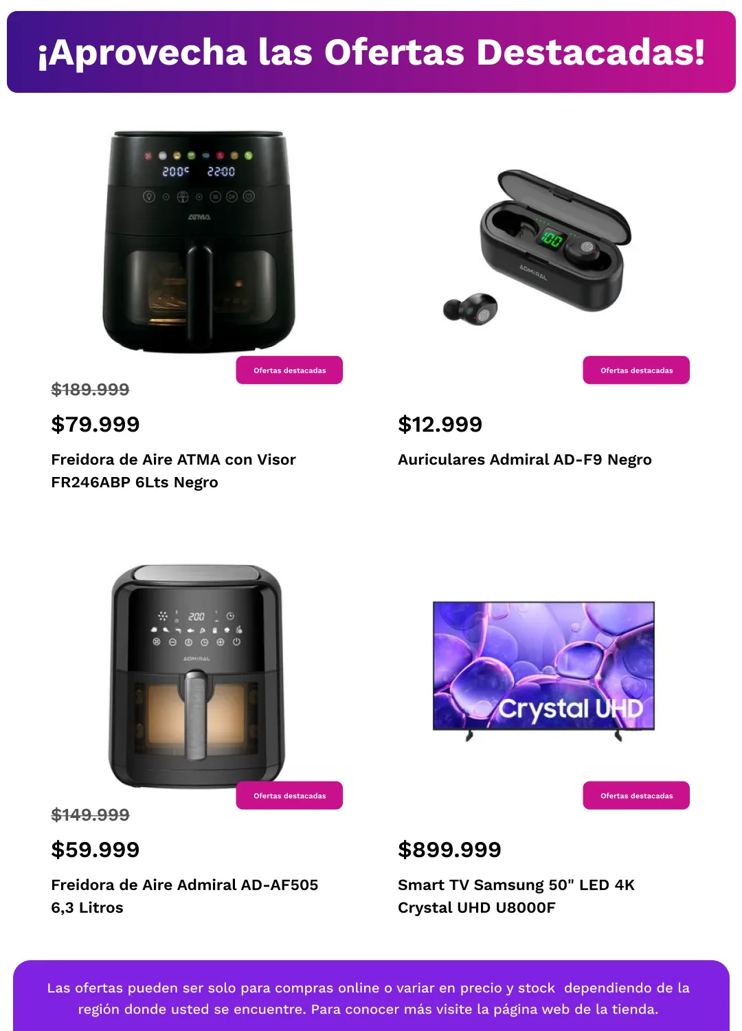 Ofertas de  Frávega Ofertas 18 de mayo al 1 de junio 2026 - Página 5 del catálogo