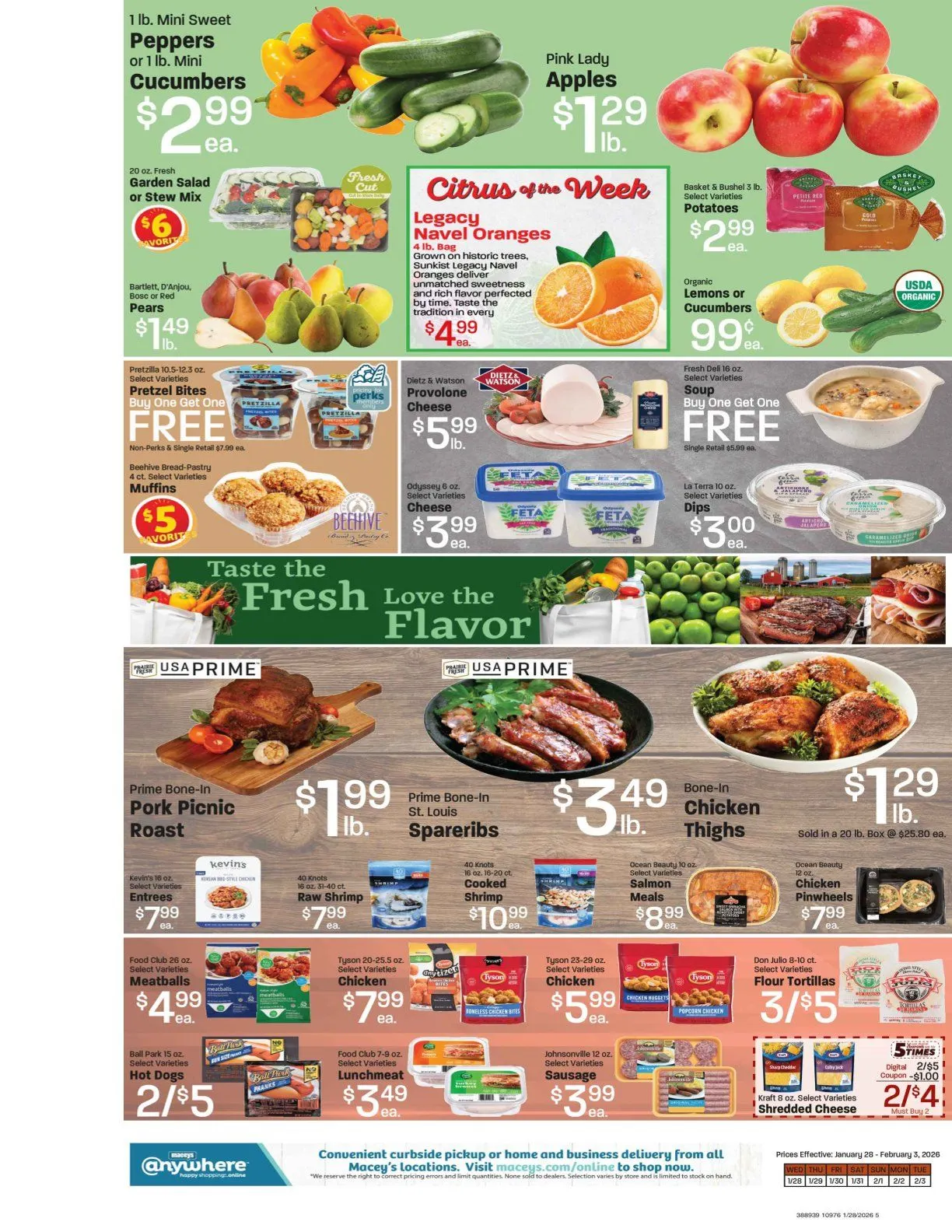 Weekly promotion Macey's Sales spanning from January 28 to February 3 2026 - Page 5 for Catalogue 365