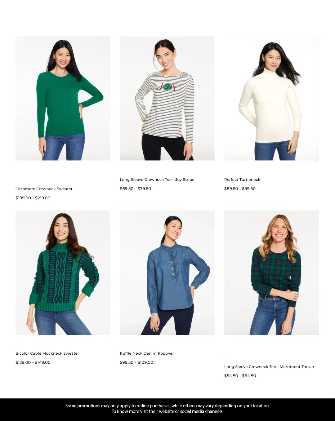 Weekly promotion Talbots Sales spanning from November 20 to November 30 2025 - Page 4 for Catalogue 365