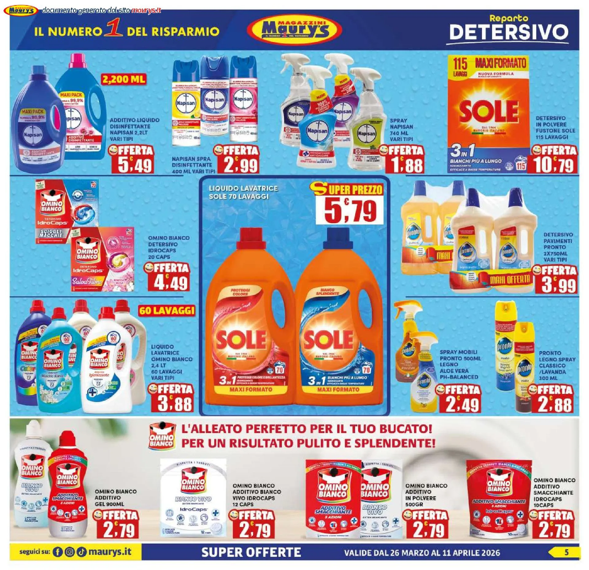 Maury's Volantino da 30 marzo a 6 aprile di 2026 - Pagina del volantino 5