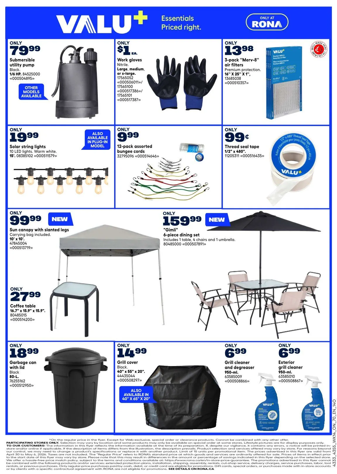 RONA Sales from April 30 to May 6 2026 - flyer page 5