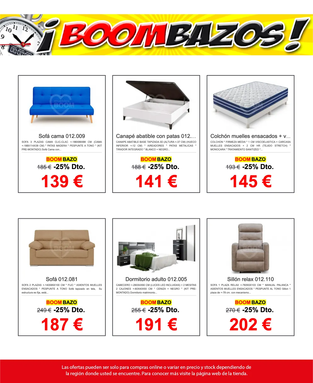 Catálogo de Muebles BOOM Ofertas 29 de julio al 12 de agosto 2026 - Página 4