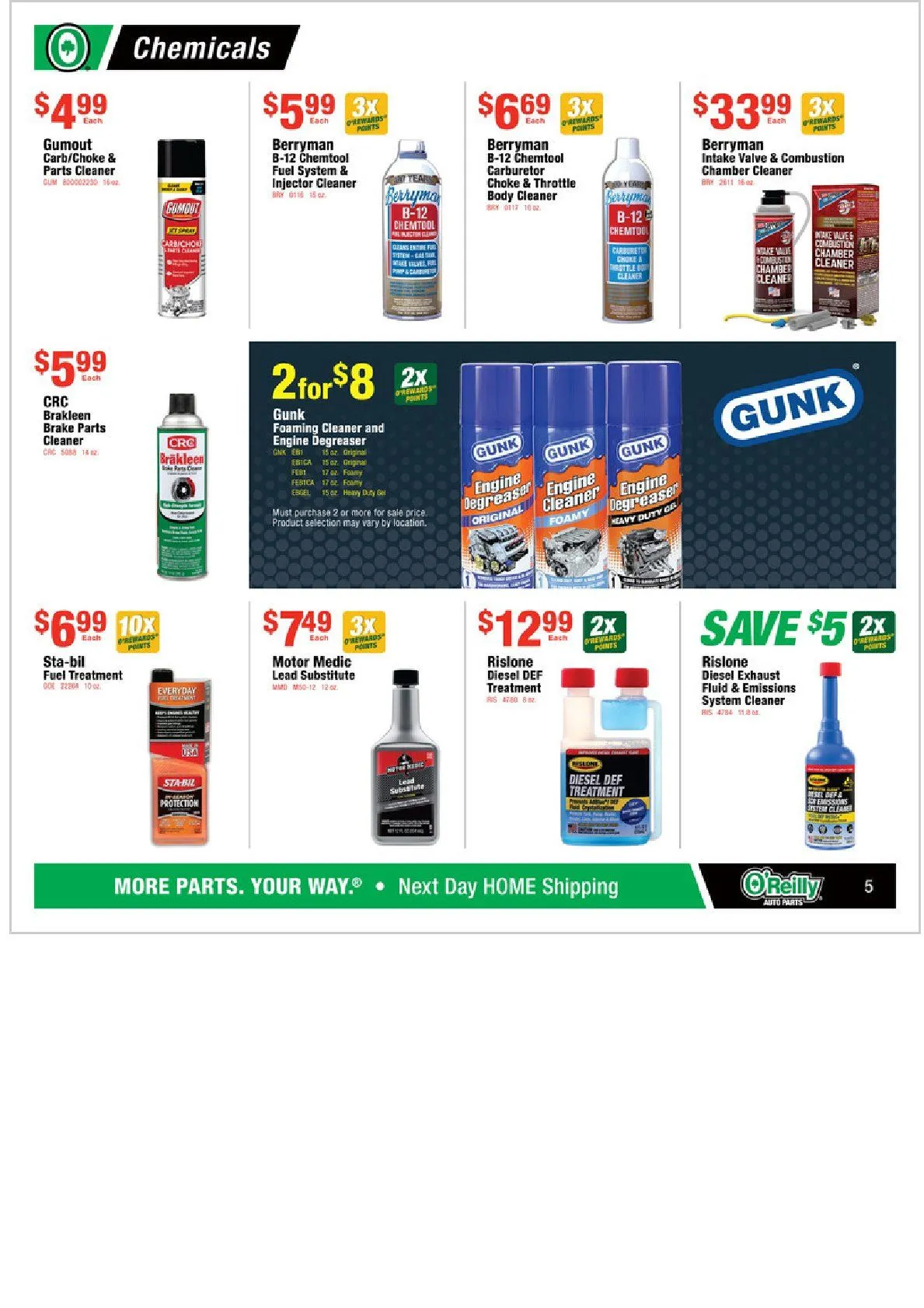 Weekly ad O'Reilly Auto Parts weekly ads from March 25 to April 28 2026 - Page 5