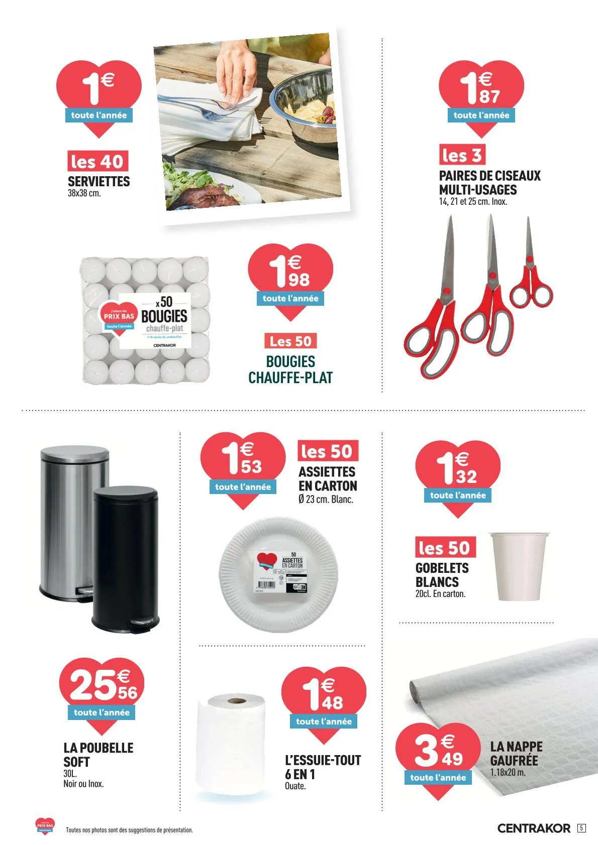 Centrakor  PRIX BAS du 30 juin au 31 décembre 2025 - Catalogue page 5