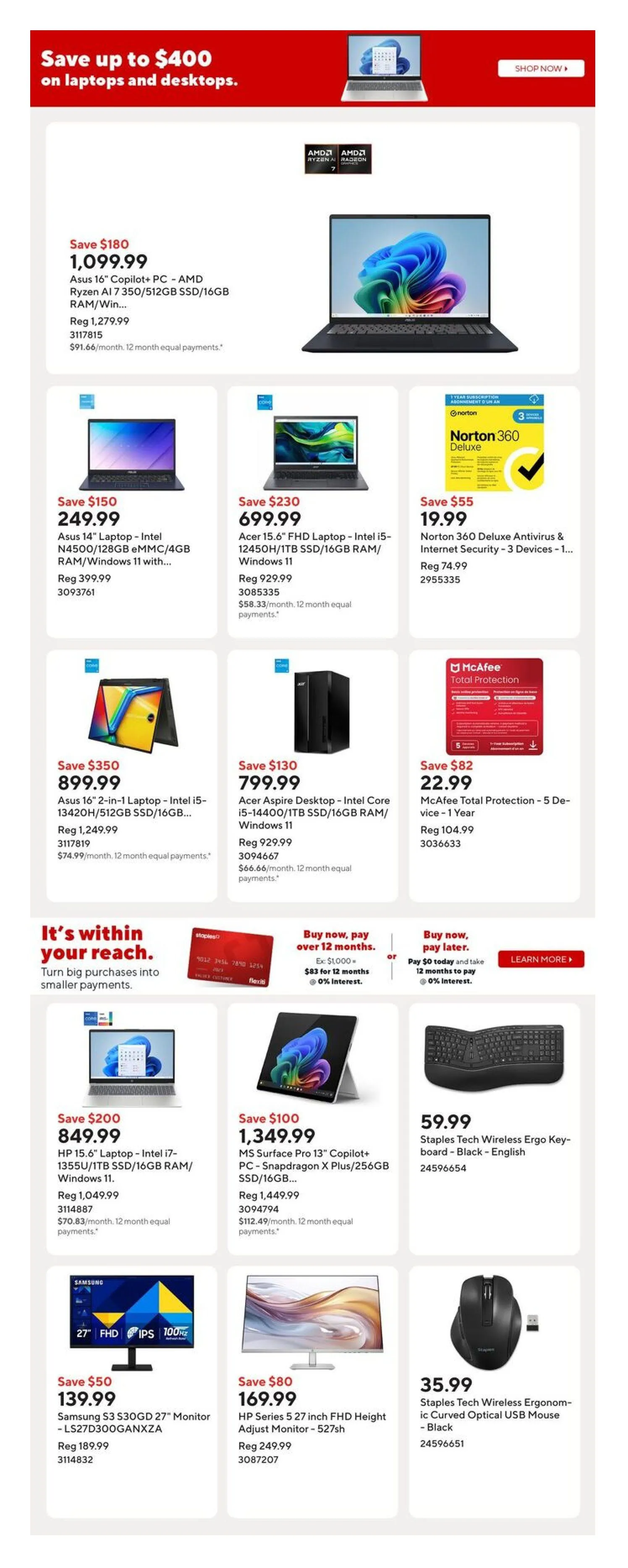 Staples flyers from July 4 to July 10 2025 - flyer page 5