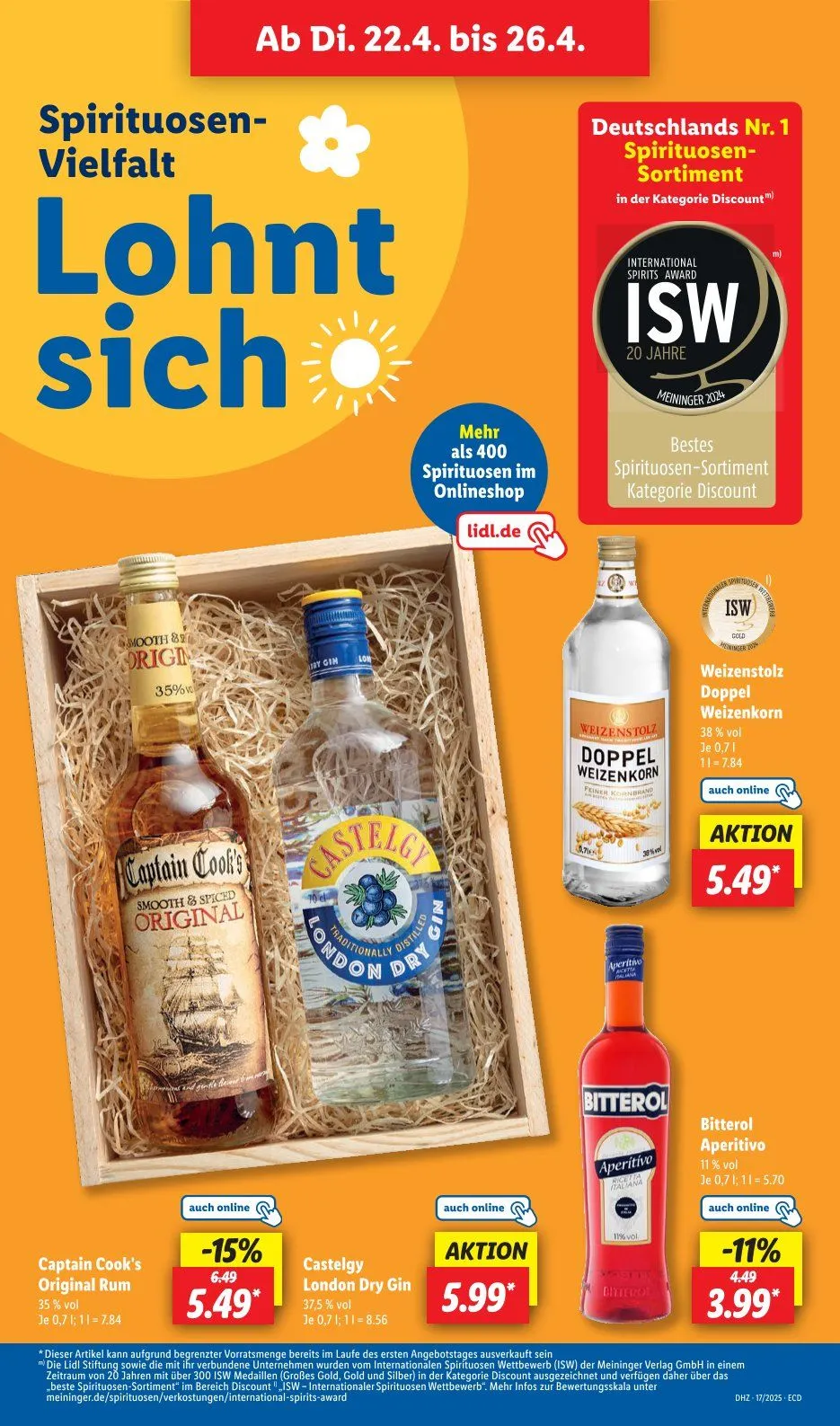 Lidl Angebote von 22. April bis 26. April 2025 - Prospekt seite 5