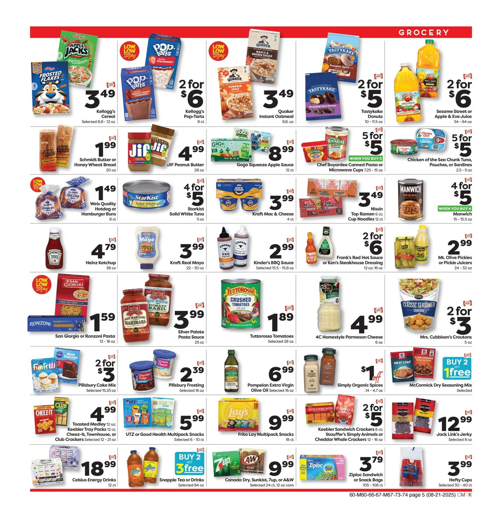 Weekly ad Weis Sales from August 21 to September 17 2025 - Page 5