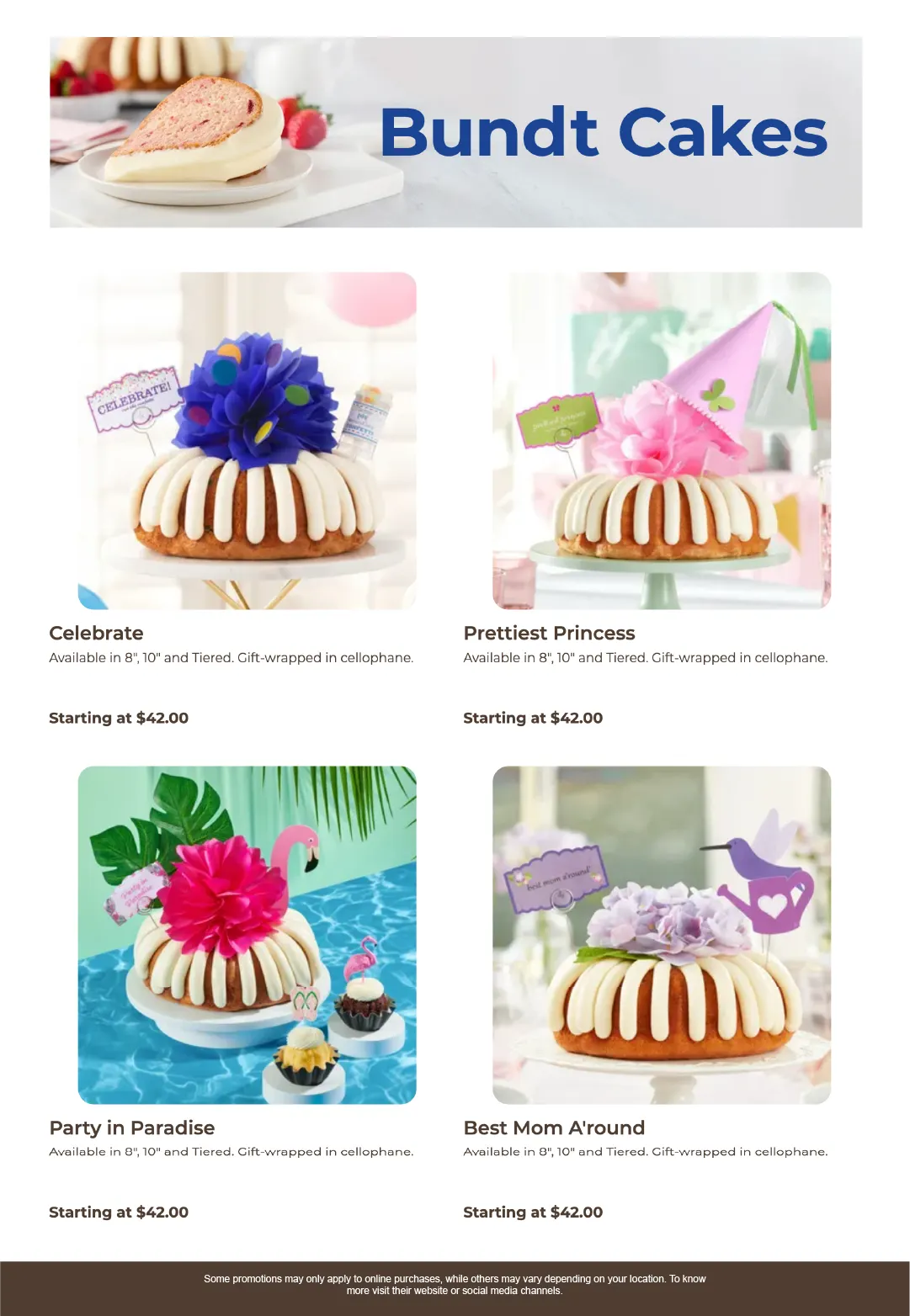 Weekly ad  Nothing Bundt Cakes Sales from January 23 to February 6 2026 - Page 4