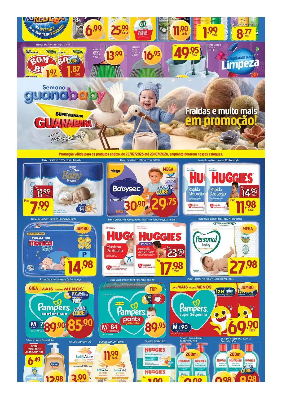 Encarte de Folhetos Supermercados Guanabara 23 de julho até 28 de julho 2026 - Pagina 5