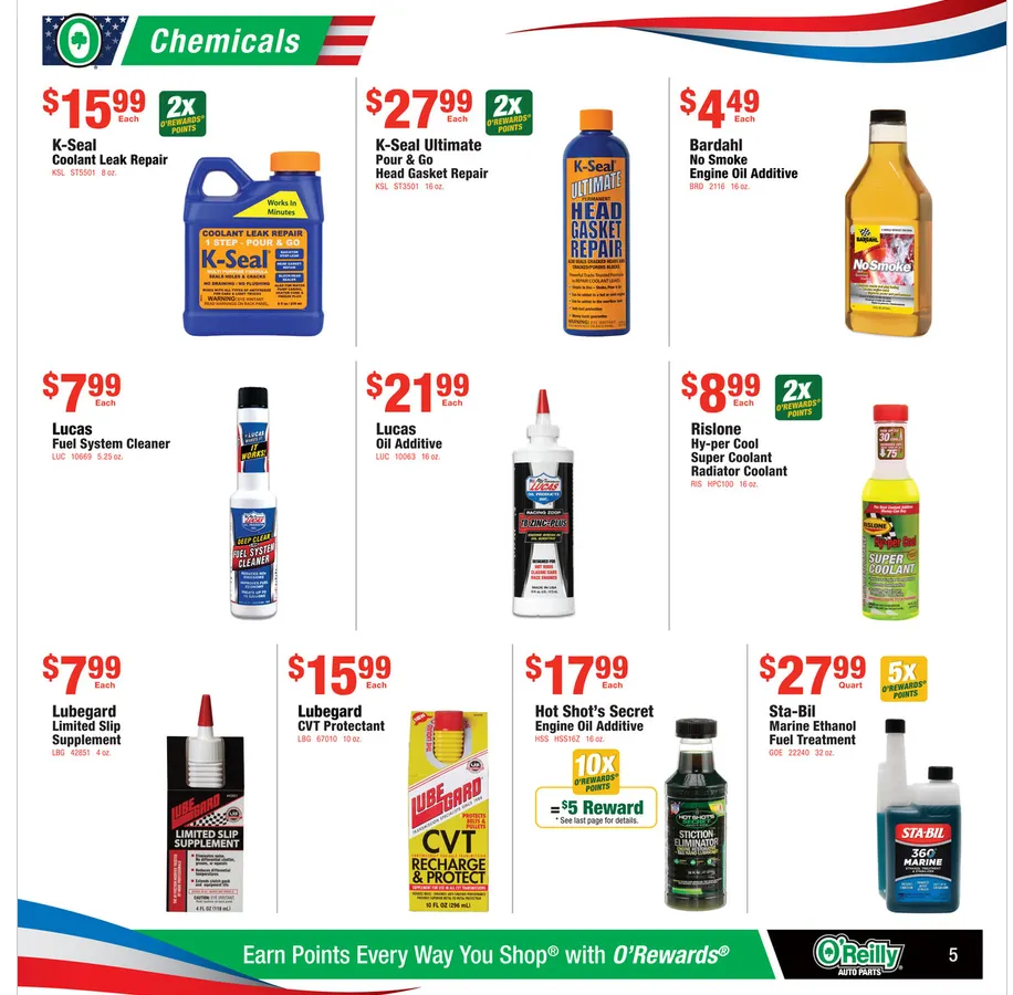 Weekly ad  O'Reilly Auto Parts Sales from July 24 to July 28 2026 - Page 5
