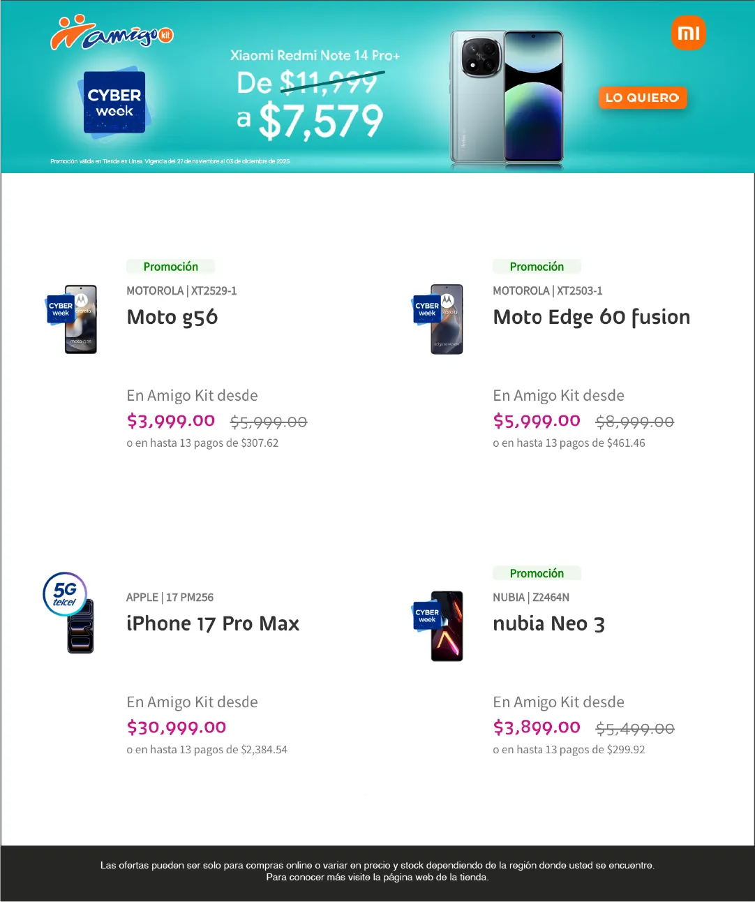 Catálogo de Telcel Ofertas 2 de diciembre al 14 de diciembre 2025 - Pagina 4