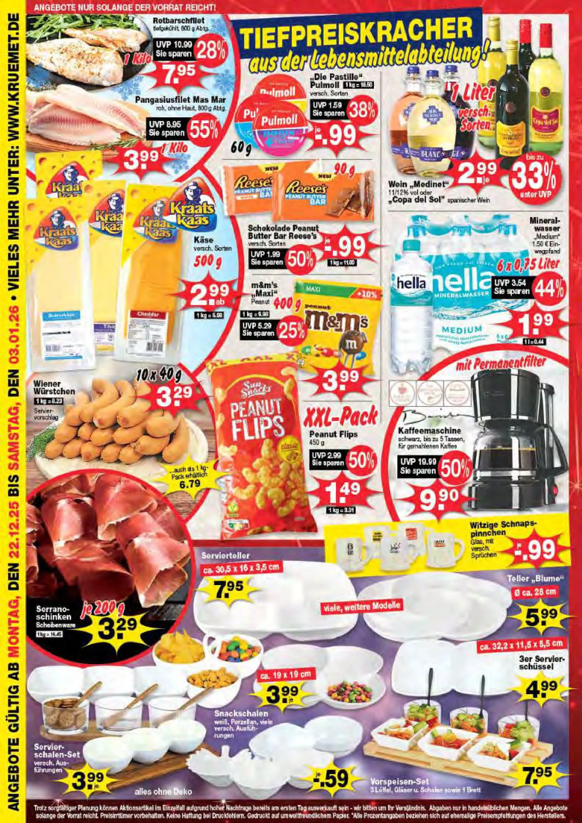 Krümet Sonderposten Angebote von 22. Dezember bis 3. Januar 2026 - Prospekt seite 4