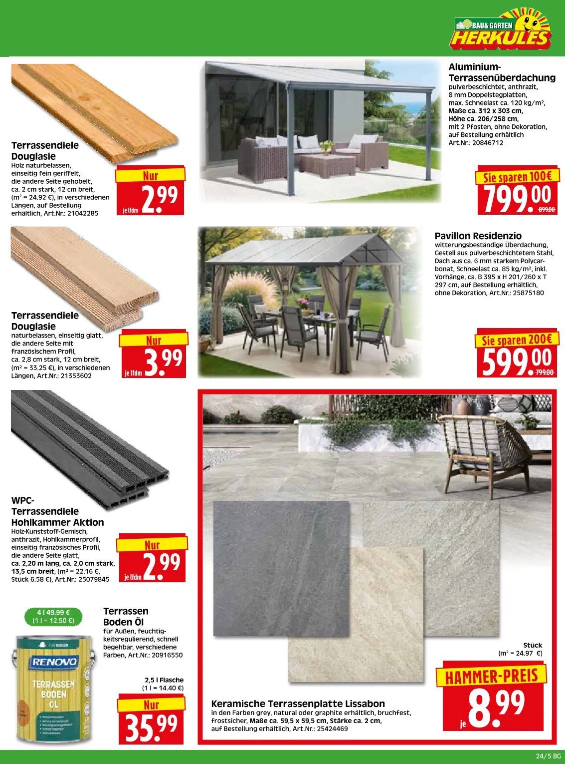 Herkules Baumarkt Angebote von 8. Juni bis 13. Juni 2026 - Prospekt seite 5