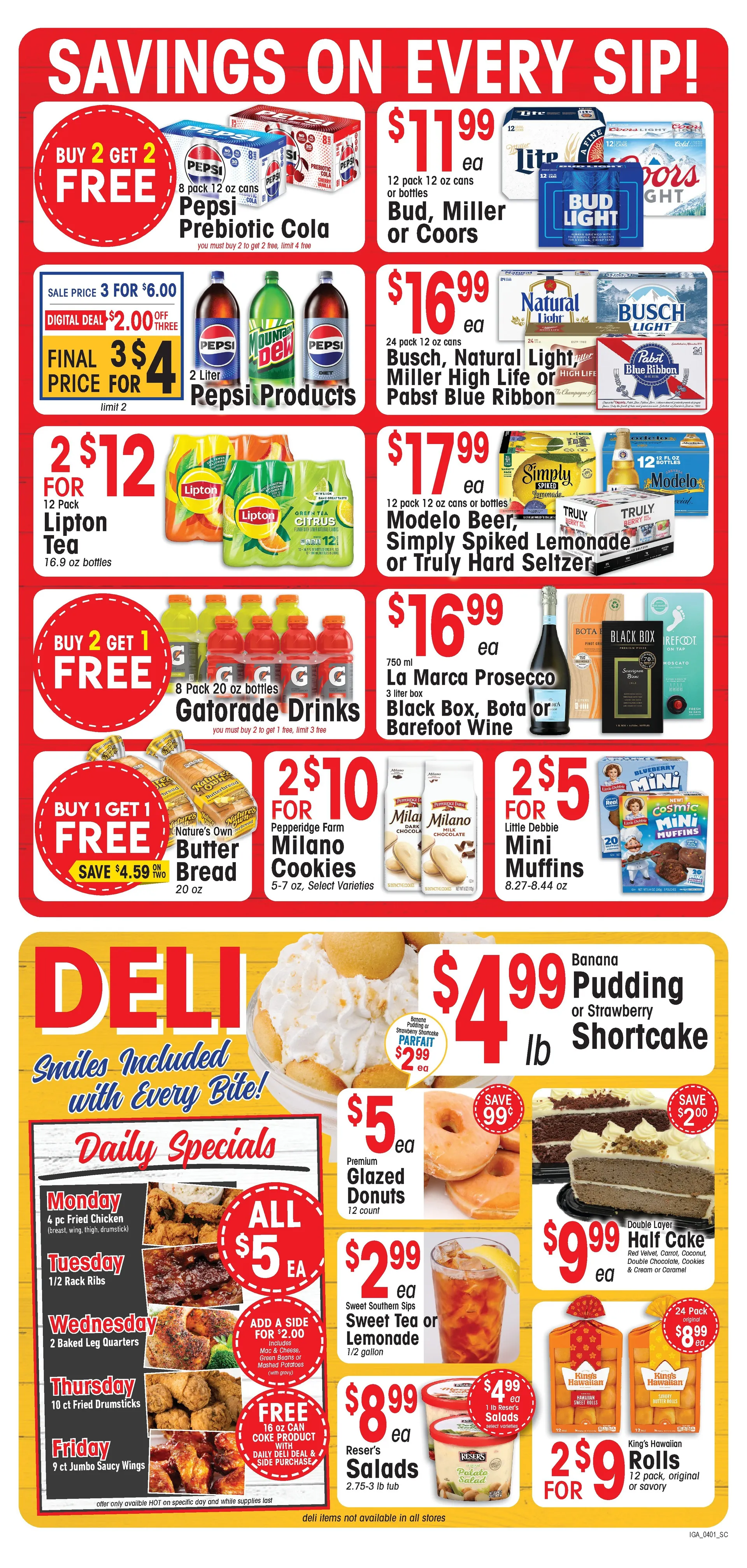 Weekly promotion IGA Sales spanning from April 1 to April 7 2026 - Page 5 for Catalogue 365