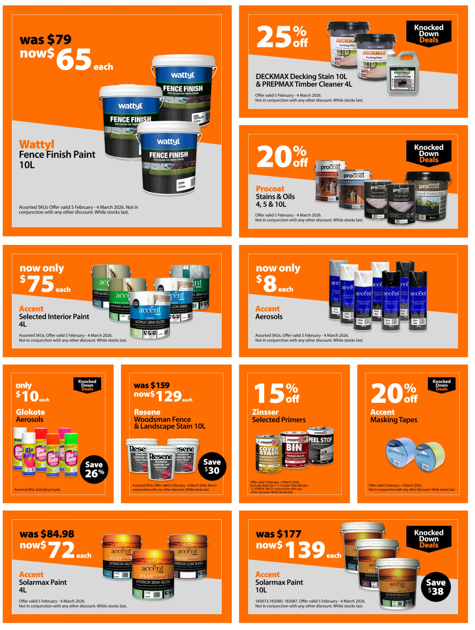 Mitre 10 weekly ads from 5 February to 8 March 2026 - Catalogue Page 4