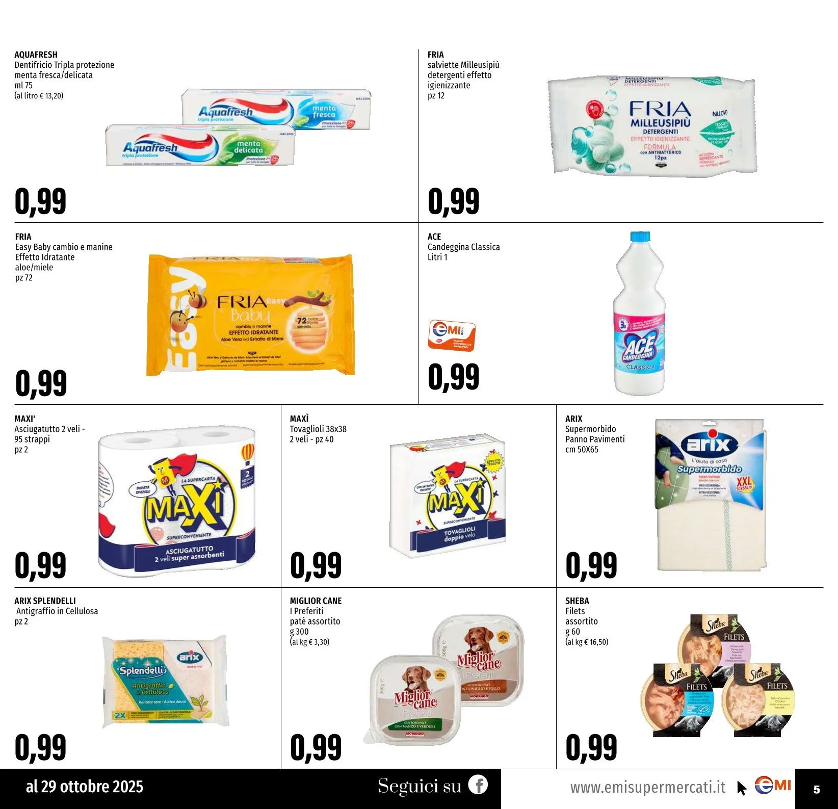 Volantini Emi Supermercati  da 16 ottobre a 29 ottobre di 2025 - Pagina del volantino 5