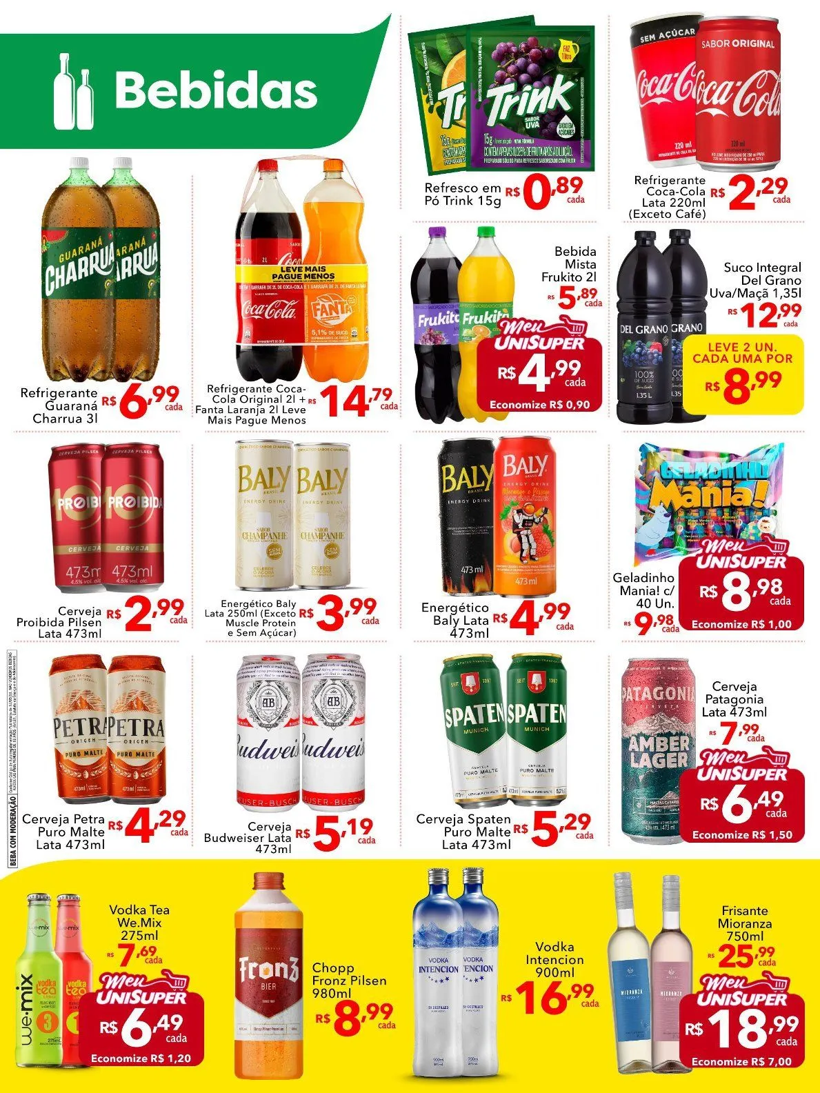 Encarte de  Folhetos UniSuper 4 de novembro até 6 de novembro 2025 - Pagina 5