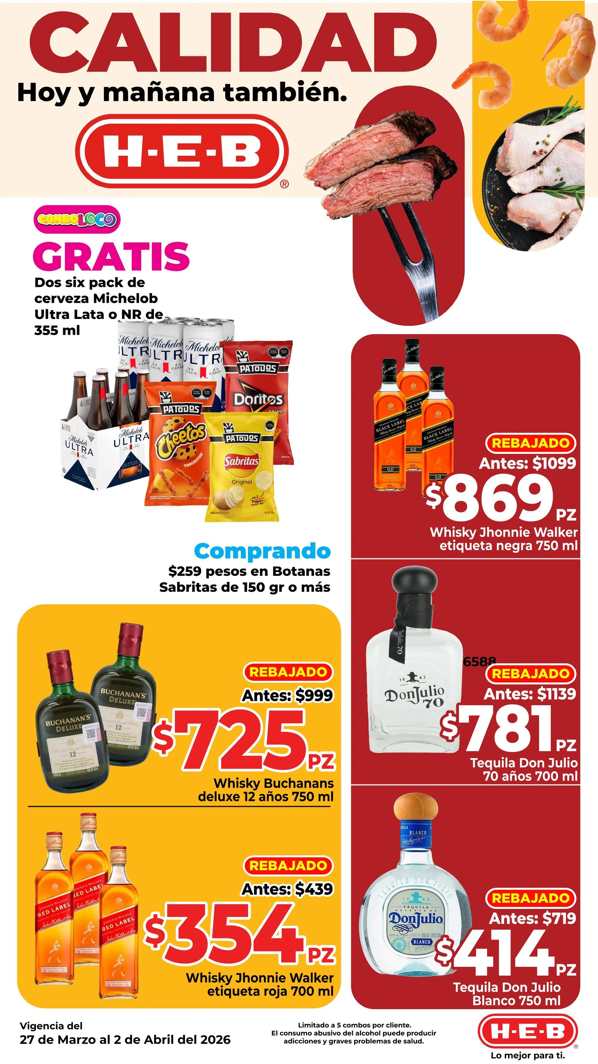 Catálogo de H-E-B Ofertas 30 de marzo al 3 de abril 2026 - Pagina 5