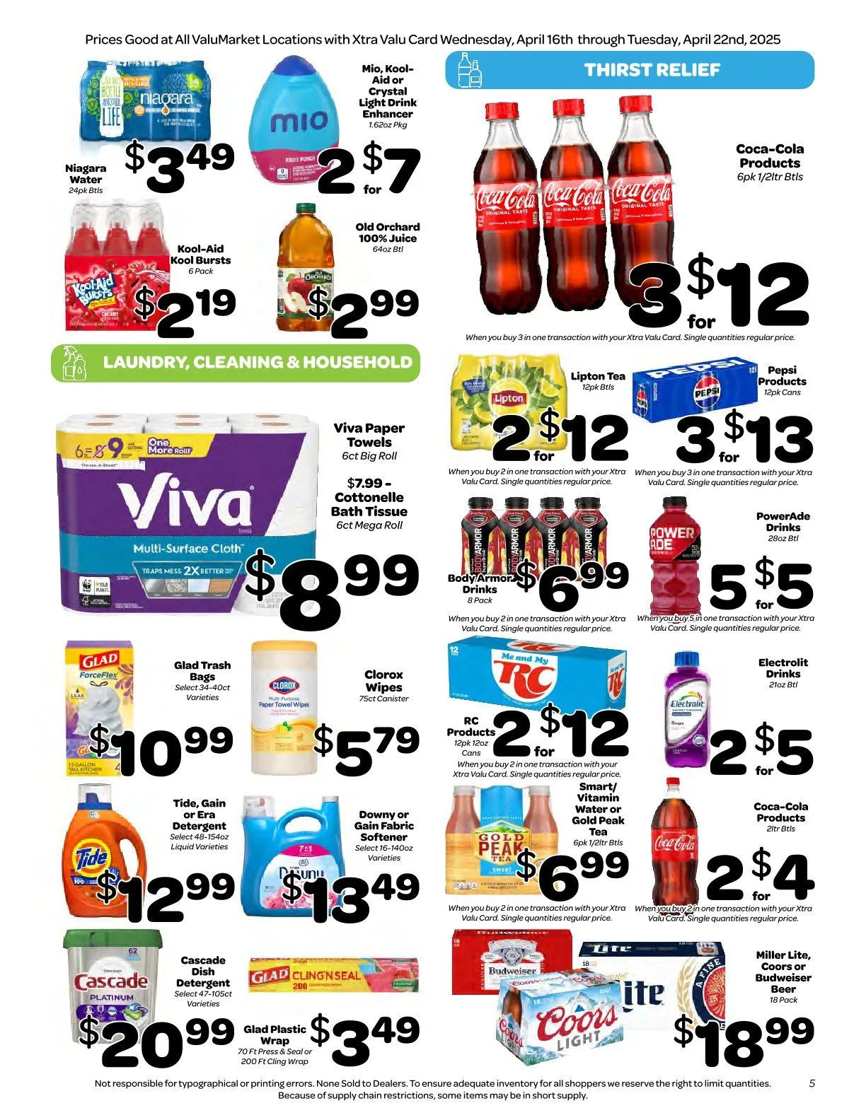 Weekly ad ValuMarket Sales  from April 16 to April 22 2025 - Page 5