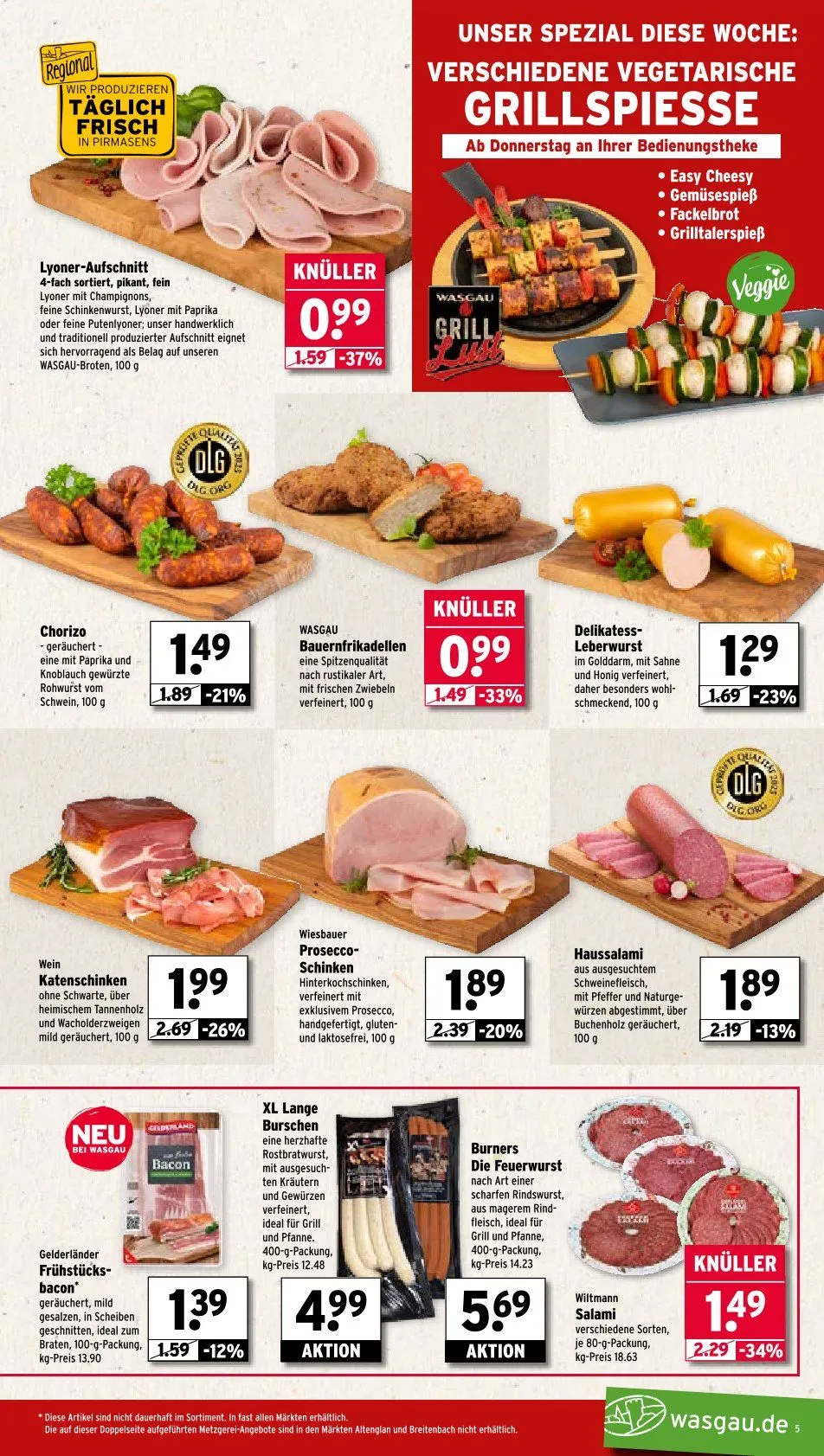 Wasgau Prospekte von 21. Juli bis 26. Juli 2025 - Prospekt seite 5