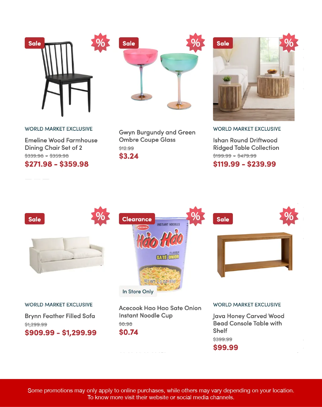 Weekly ad World Market Sales from January 9 to January 31 2026 - Page 4