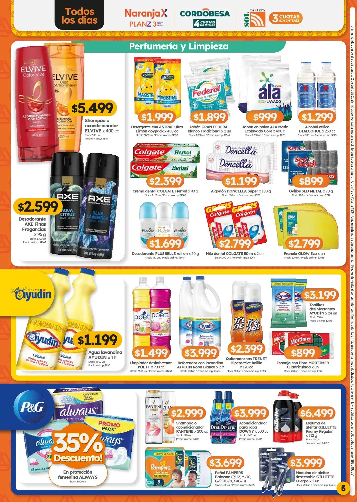 Ofertas de Cordiez Ofertas 26 de junio al 1 de julio 2025 - Página 5 del catálogo