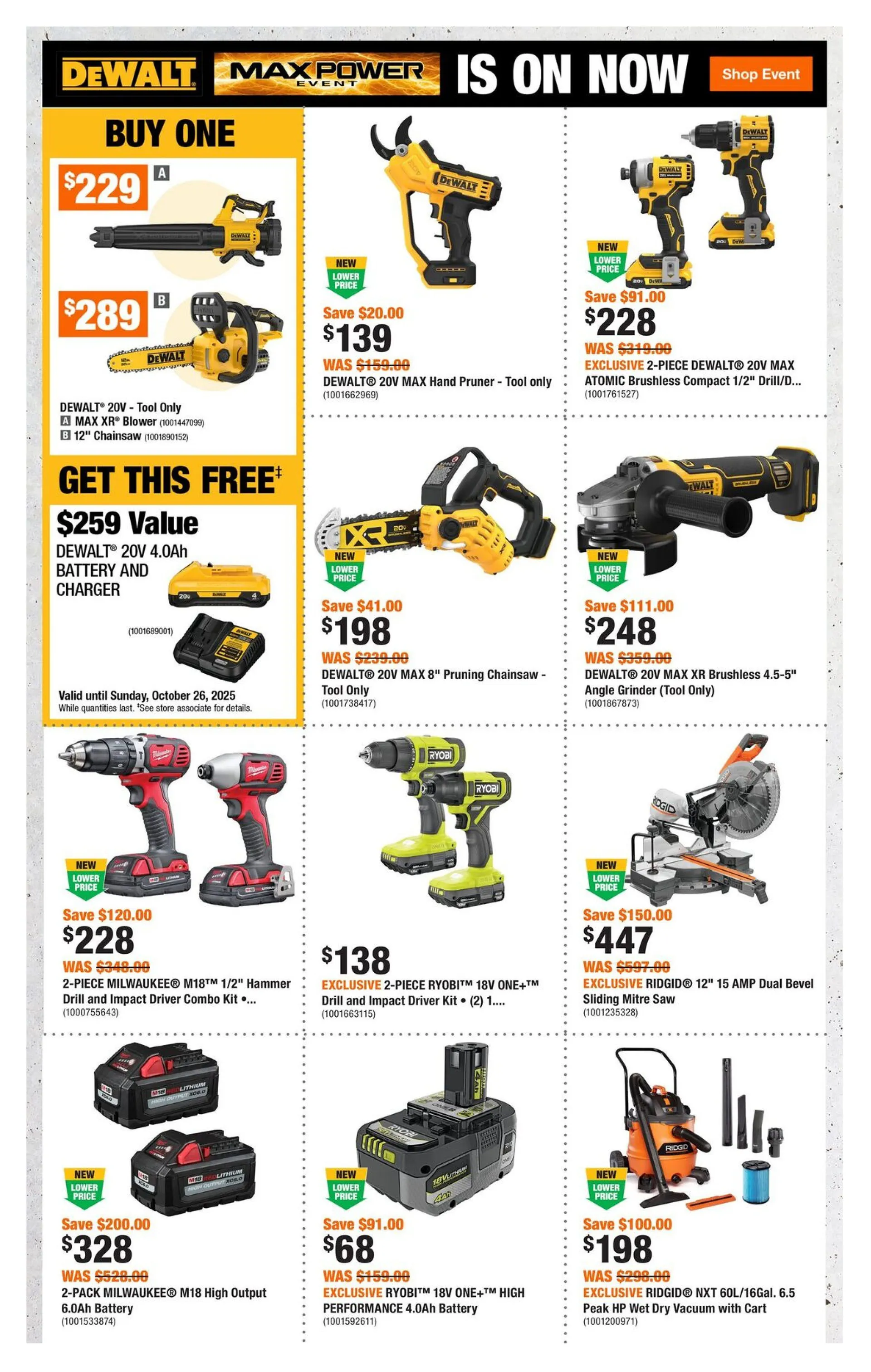 The Home Depot Sales from October 2 to October 21 2025 - flyer page 5
