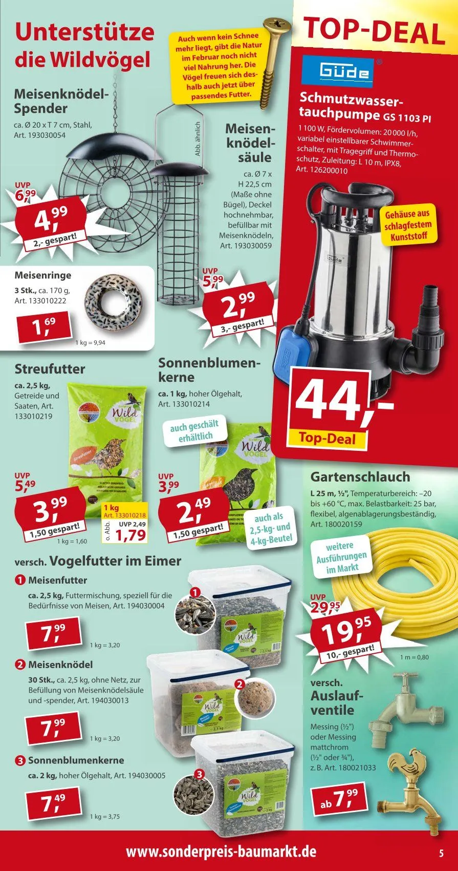 Sonderpreis-Baumarkt - Wöchentliche Prospekte von 17. Januar bis 23. Januar 2026 - Prospekt seite 5