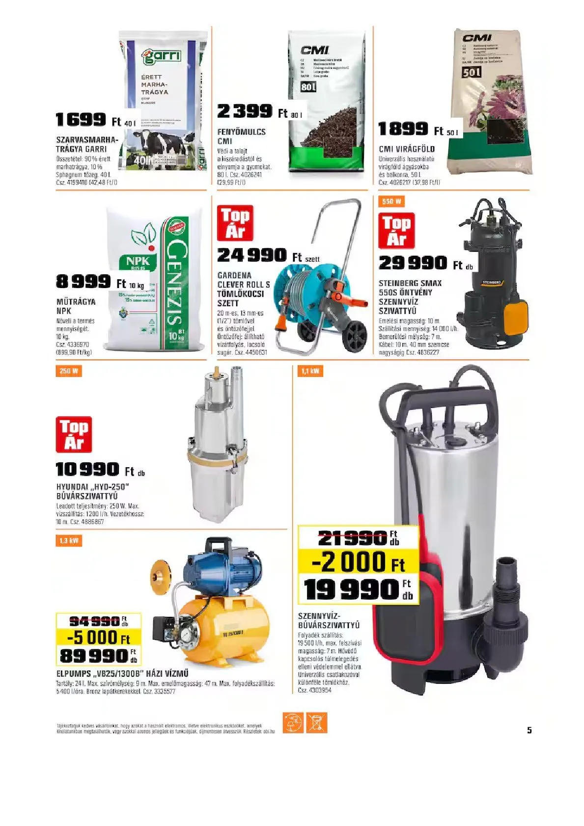 Katalógus OBI Ajántalok március 11.-tól március 31.-ig 2025. - Oldal 5