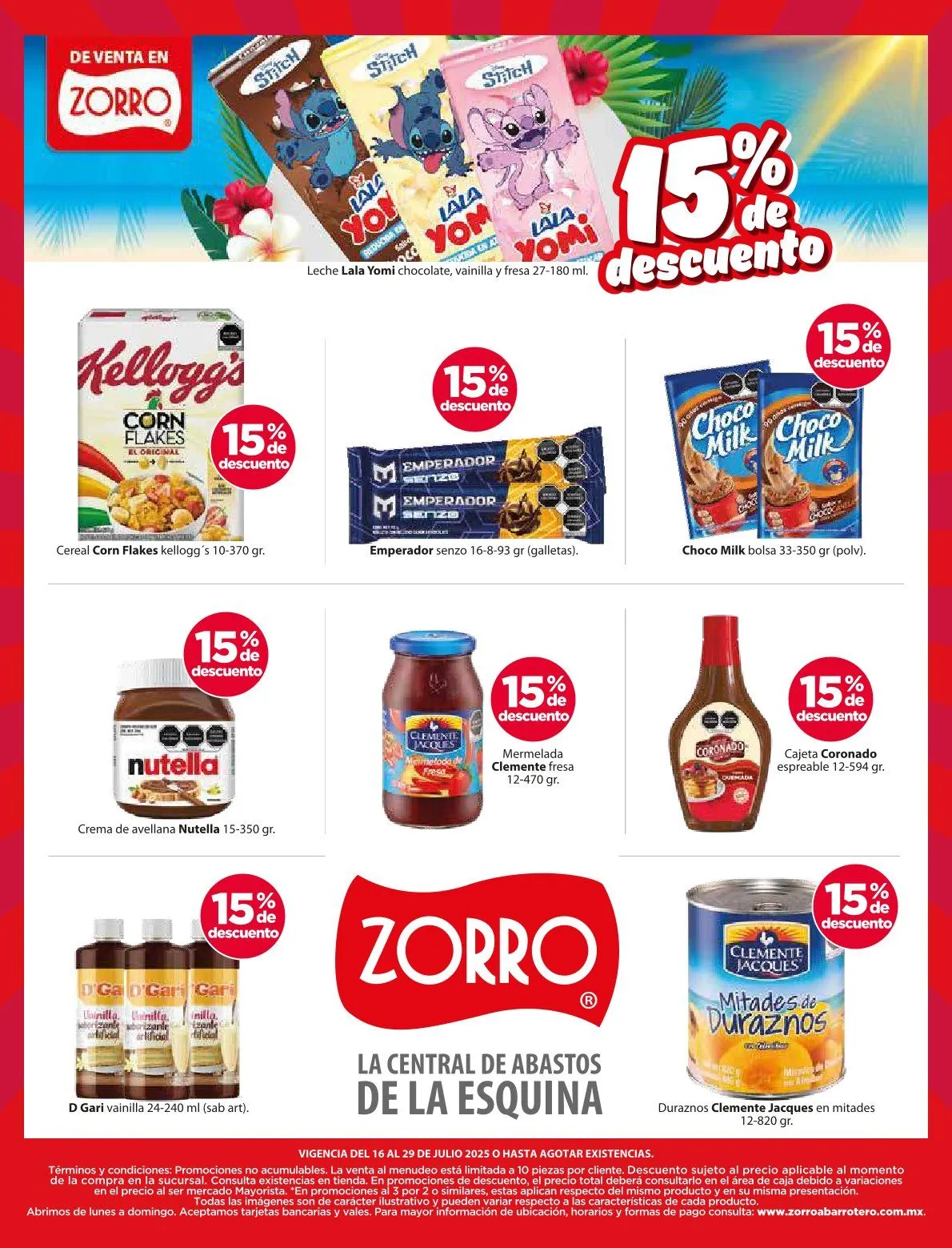 Catálogo de Zorro  Ofertas 17 de julio al 24 de julio 2025 - Pagina 5