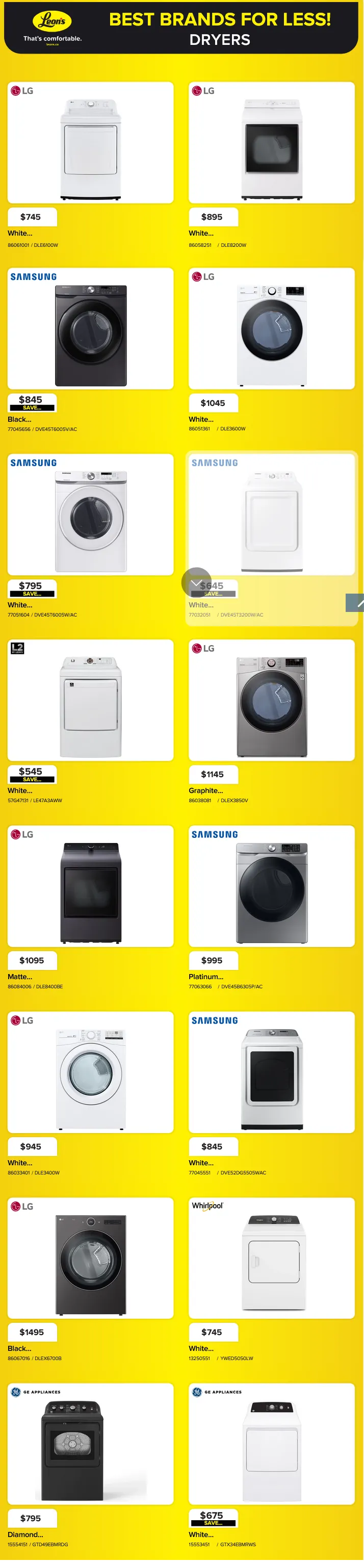 Leon's Sales from April 16 to April 22 2026 - flyer page 5