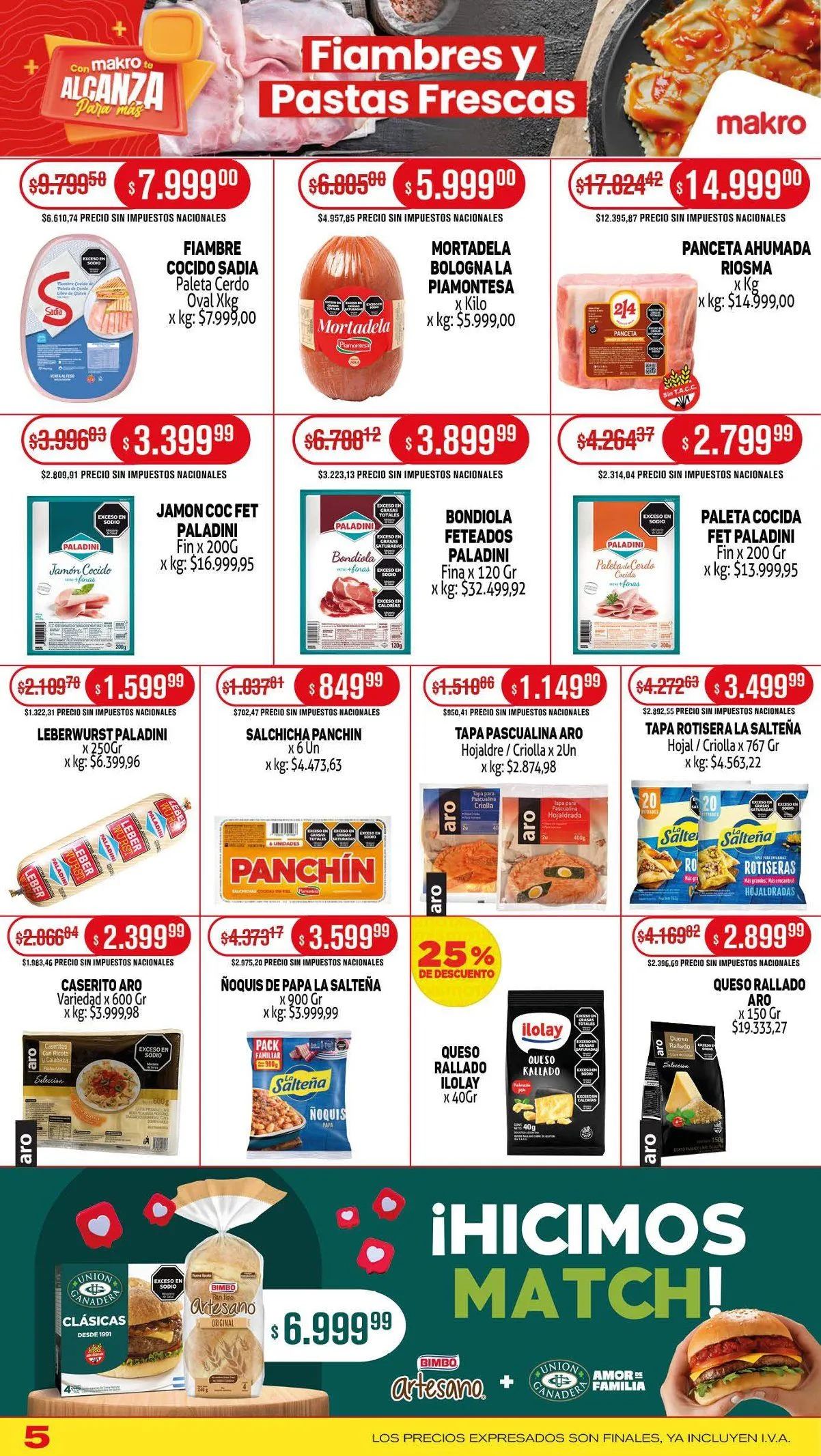 Ofertas de  Makro Ofertas 4 de septiembre al 11 de septiembre 2025 - Página 5 del catálogo