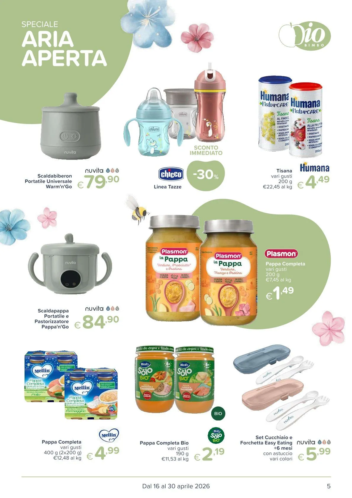  Volantini Io Bimbo da 16 aprile a 30 aprile di 2026 - Pagina del volantino 5