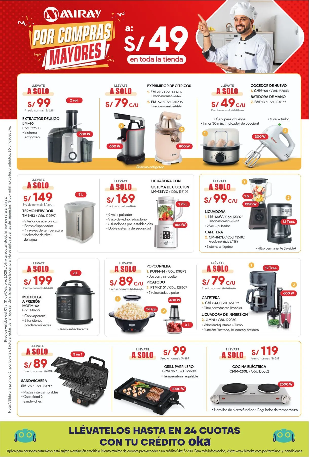 Catalogo de Conoce las últimas ofertas de Hiraoka 1 de octubre al 31 de octubre 2025 - Pag 5