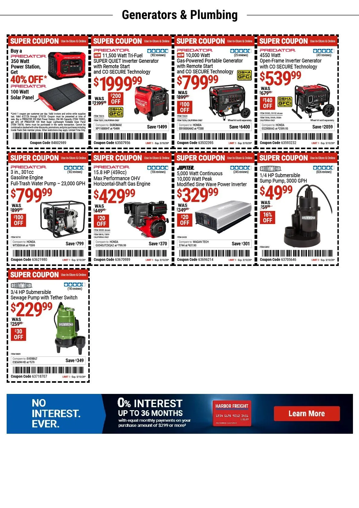 Weekly ad  Harbor Freight weekly ads from April 27 to May 10 2026 - Page 4