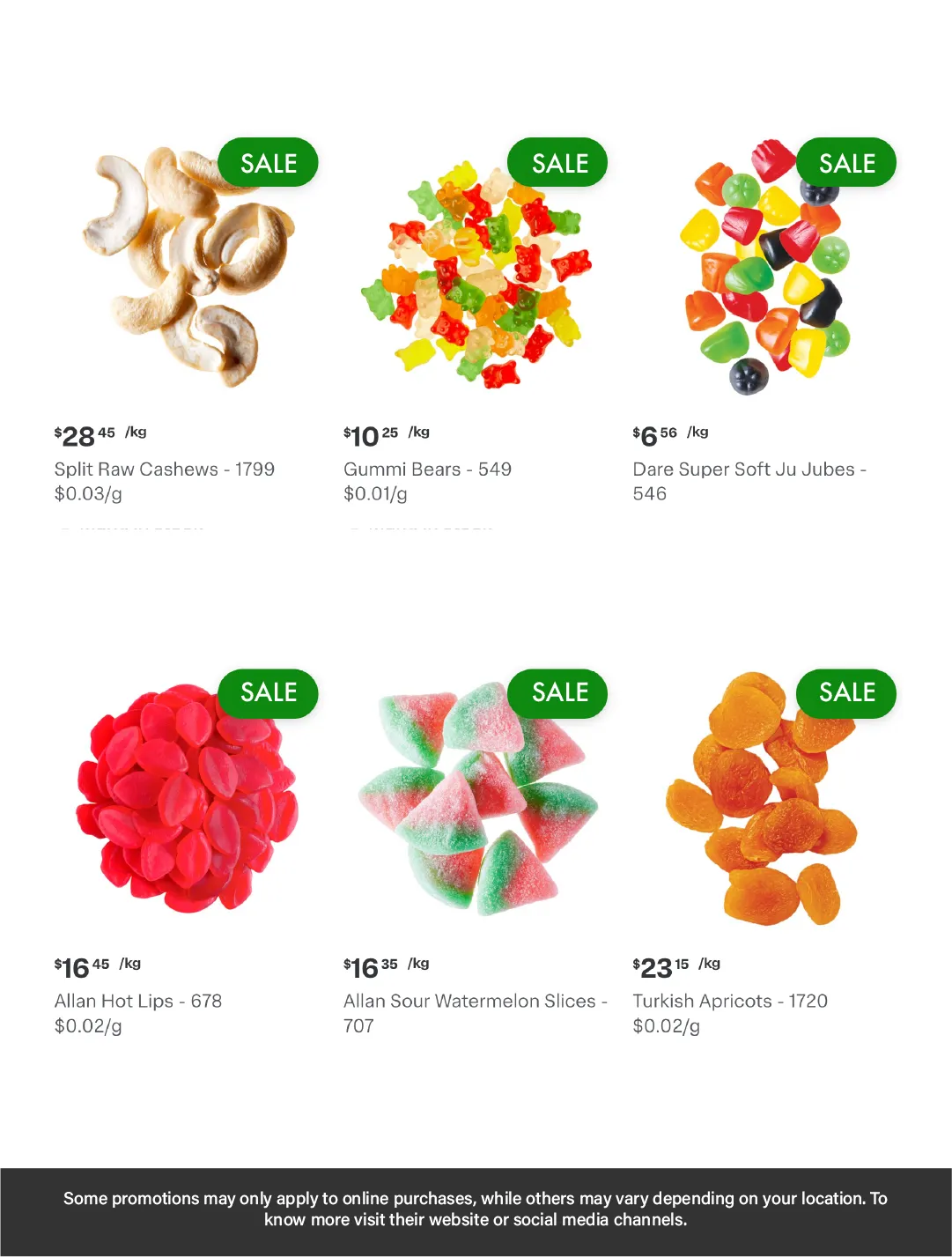 Flyer from October 9 to October 27 2025 - flyer page 4