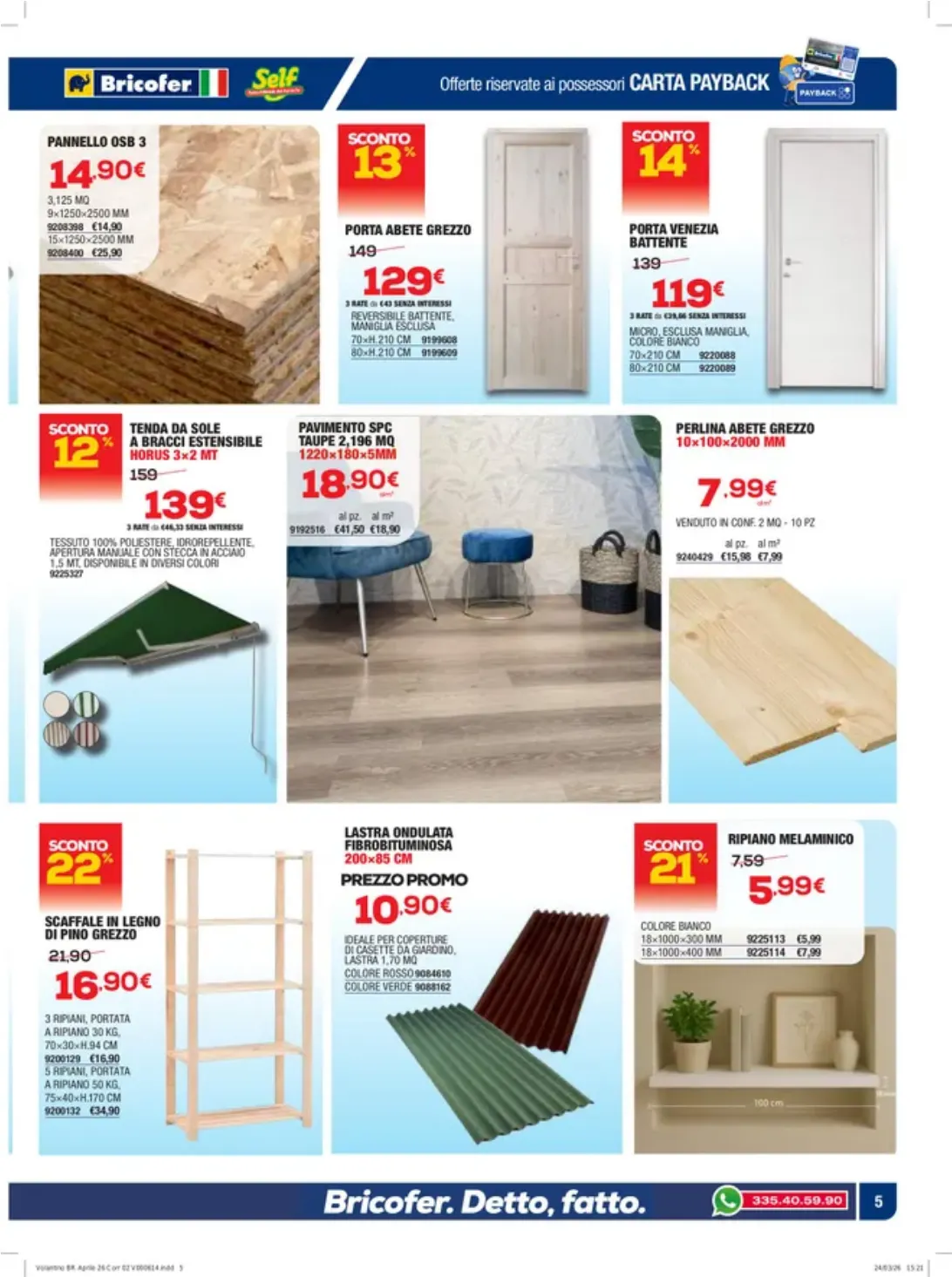 Volantini Self da 31 marzo a 26 aprile di 2026 - Pagina del volantino 5